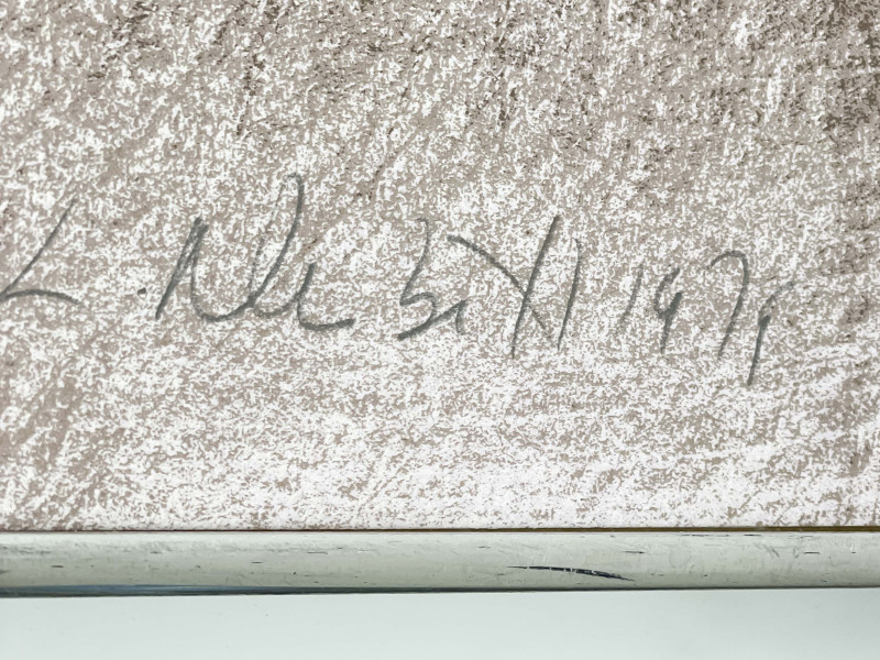 Lowell Nesbitt - Untitled (Nude Torso with Orchids)