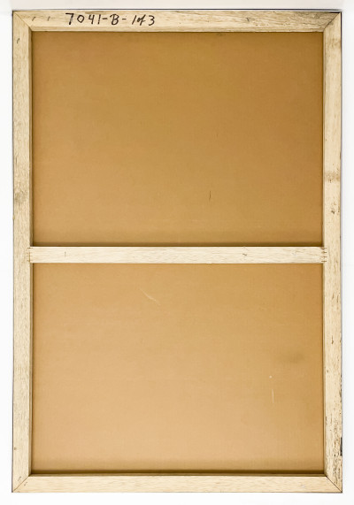 Lowell Nesbitt - Untitled (Nude Torso with Orchids)