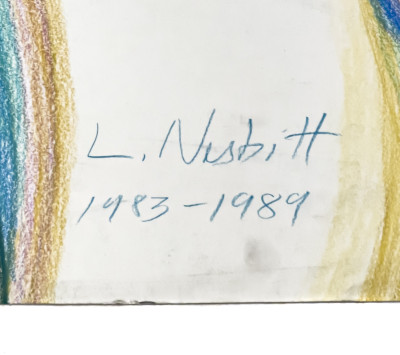 Lowell Nesbitt - Untitled (Complex Nude Figure)