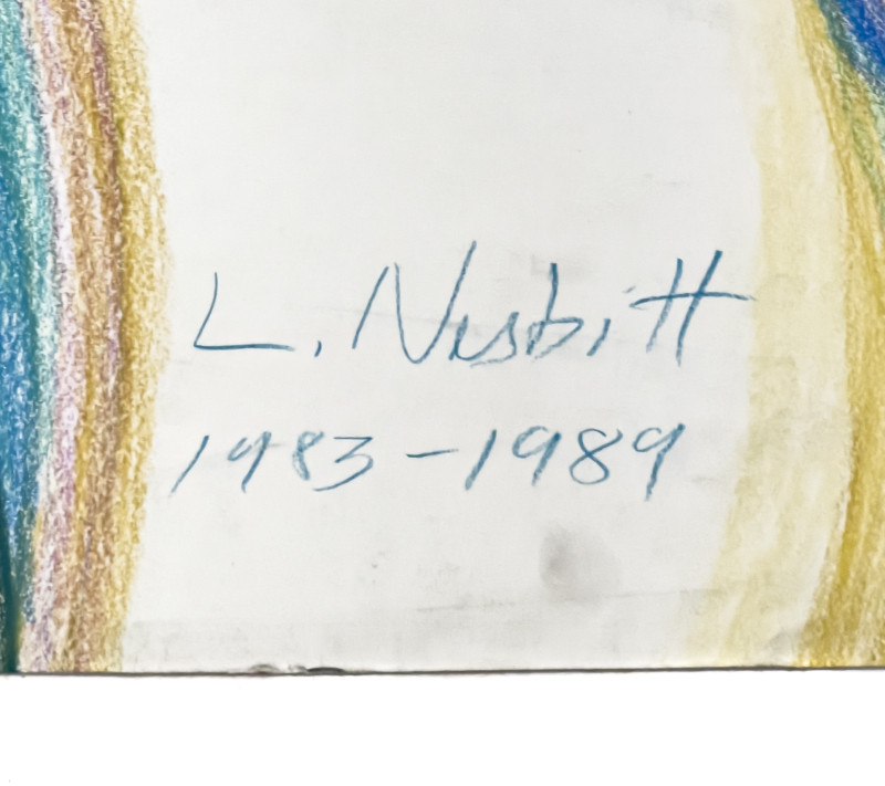 Lowell Nesbitt - Untitled (Complex Nude Figure)