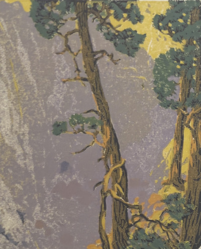 Gustave Baumann - Aspen Thicket / Cliff Dwellings / Aspen Red River, 3 Editions