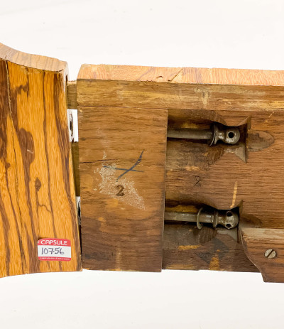 Art Deco Exotic Wood Veneer Bed