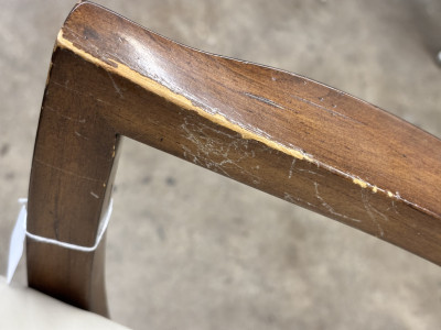 A. Rudin Bar stools model no. 82 (Group of 4) with contemporary high top table