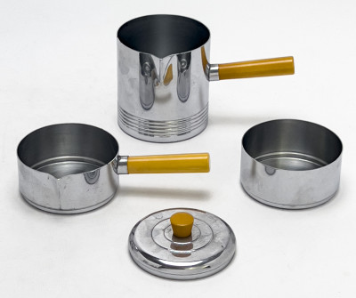 Manning, Bowman &amp; Co. and Chase Brass - Coffee Service, Group of 10