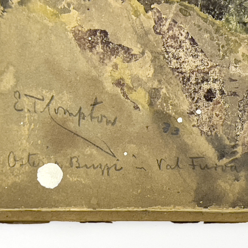 Edward Theodore Compton - Osteria Bruzzi in Valfurva