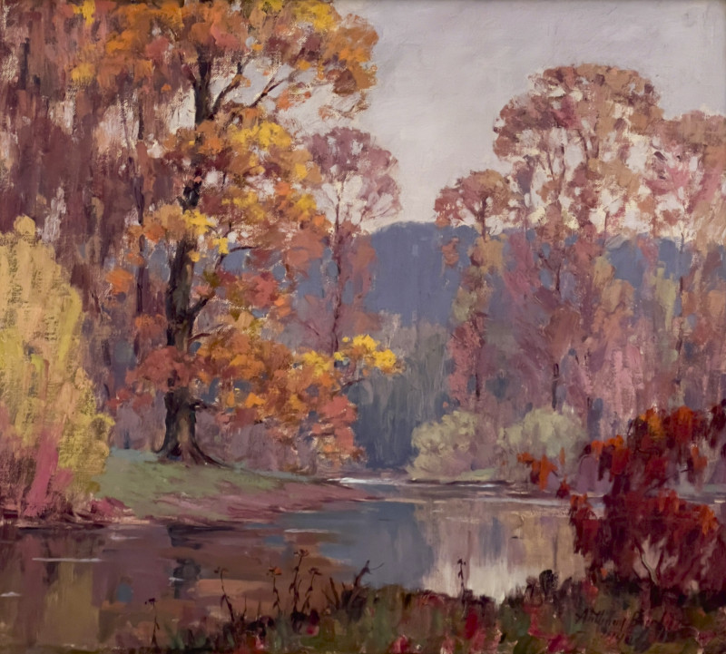 Anthony Buchta - Calm Water Embraces Autumn Splendor