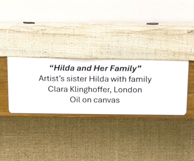 Clara Klinghoffer - Hilda and her Family
