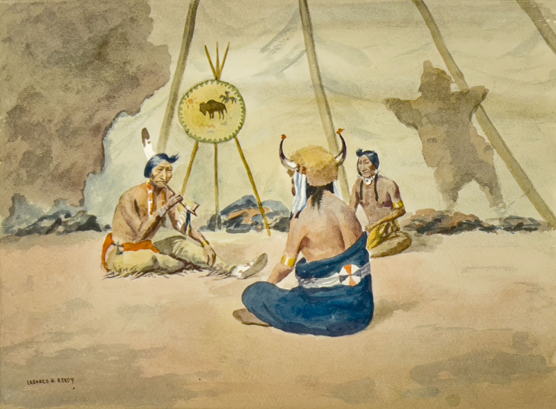 Leonard Howard Reedy - Untitled (Native Americans)