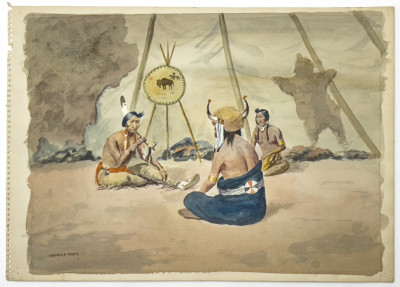 Leonard Howard Reedy - Untitled (Native Americans)