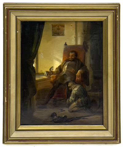 English School - Knight in Armor