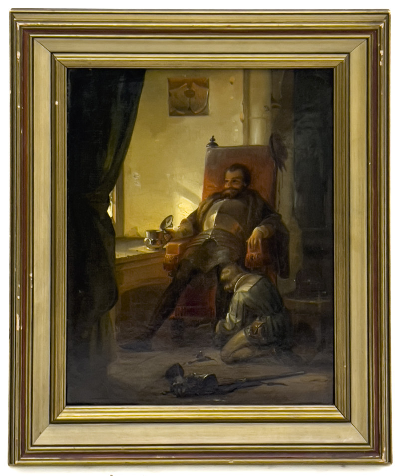 English School - Knight in Armor