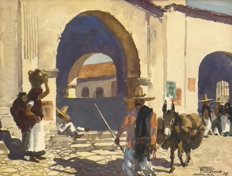 Charles Longabaugh - Untitled (Mexico Street Scene)
