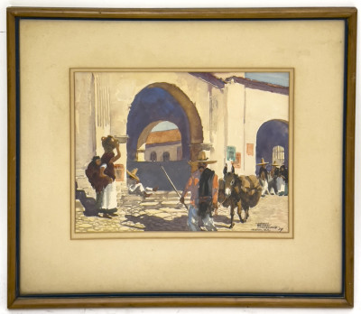 Charles Longabaugh - Untitled (Mexico Street Scene)