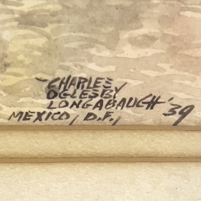 Charles Longabaugh - Untitled (Mexico Street Scene)