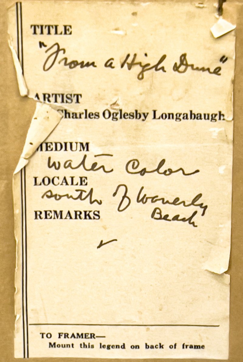 Charles Longabaugh - From a High Dune