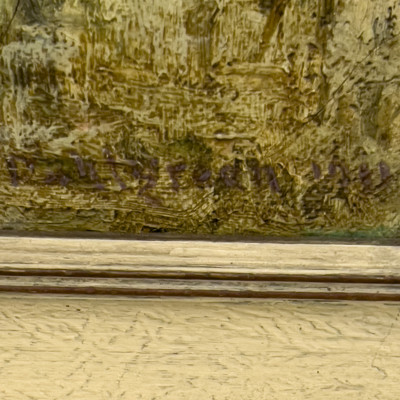 Charles William Dahlgreen - Untitled (Reflection of Trees on the River)