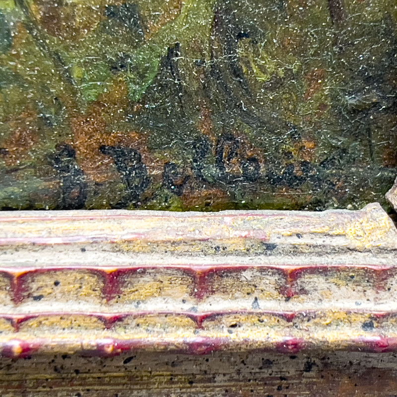 Mountain River Landscape Painting