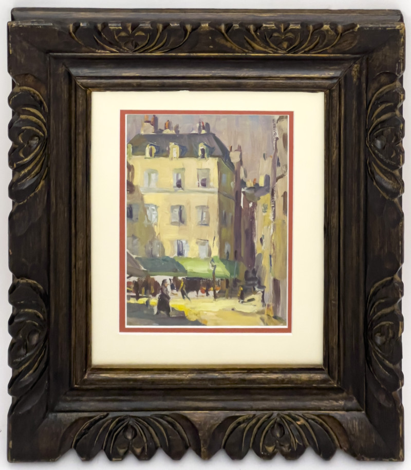 Lloyd Lózes Goff - Untitled (Paris Street with Green Awning)
