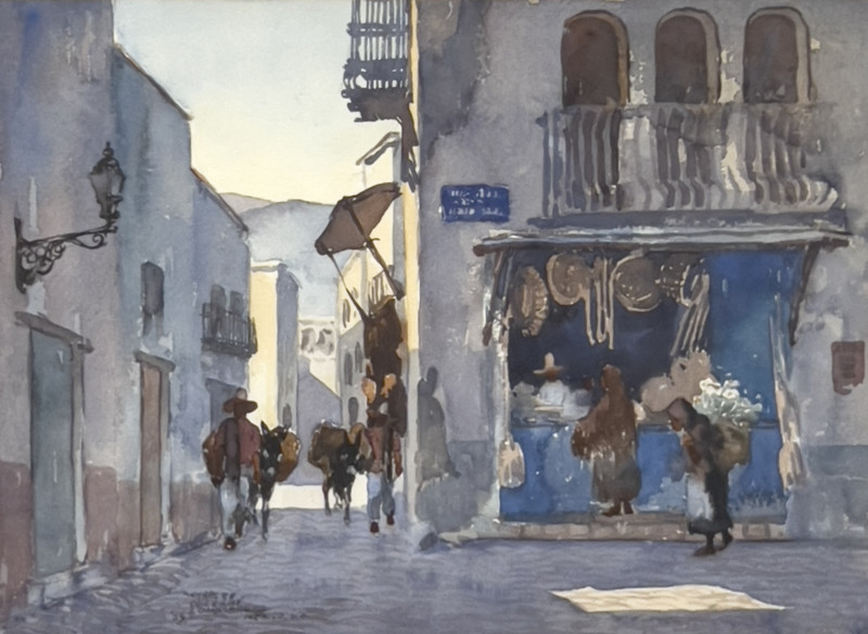 Charles Longabaugh - Street in Mexico