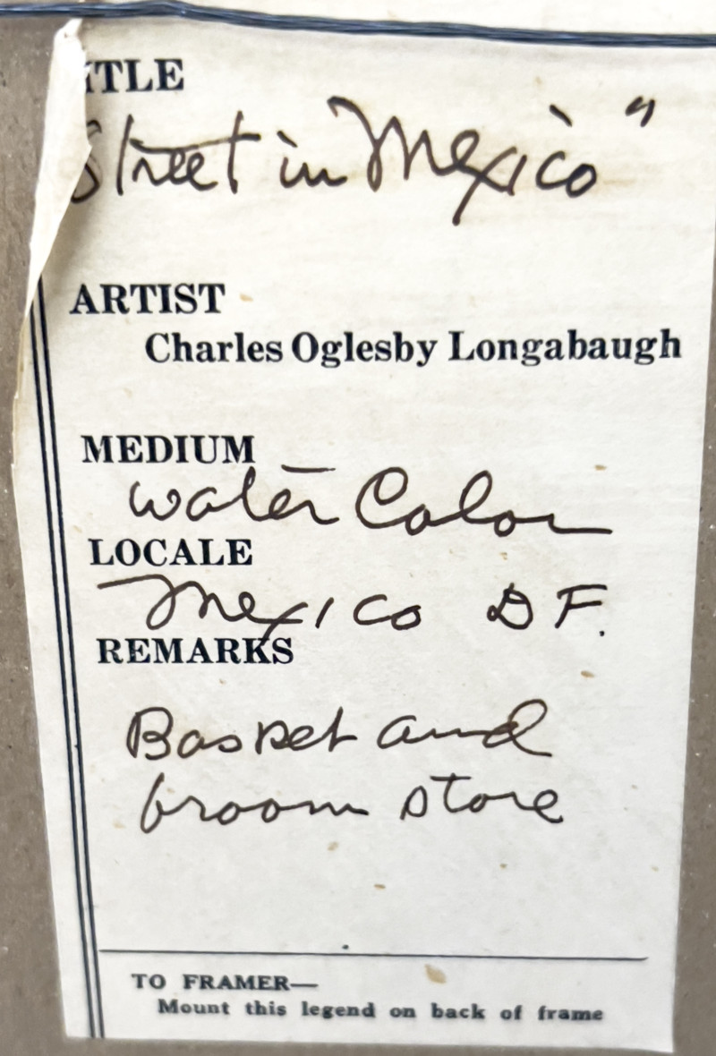 Charles Longabaugh - Street in Mexico