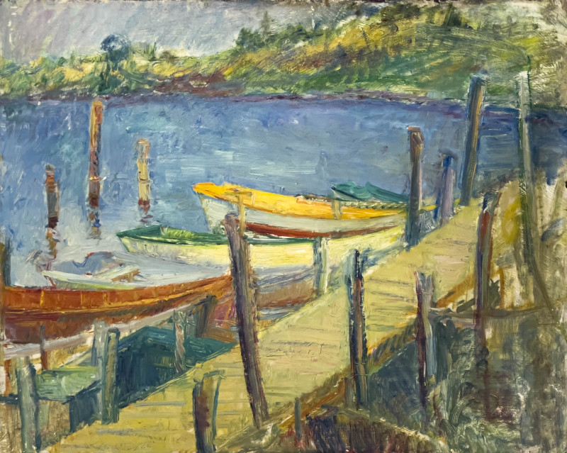 Clara Klinghoffer - Wharf and Boats