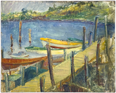 Clara Klinghoffer - Wharf and Boats