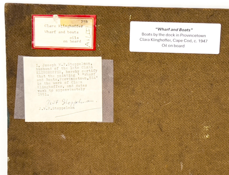 Clara Klinghoffer - Wharf and Boats