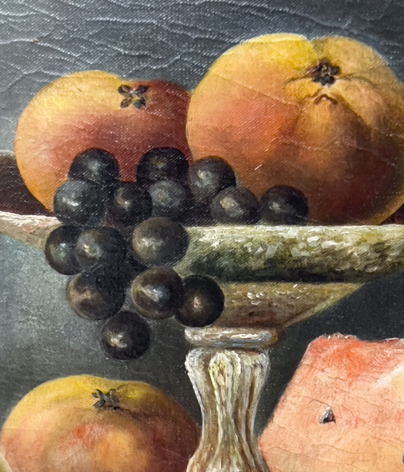 Still Life with Watermelon and Grapes