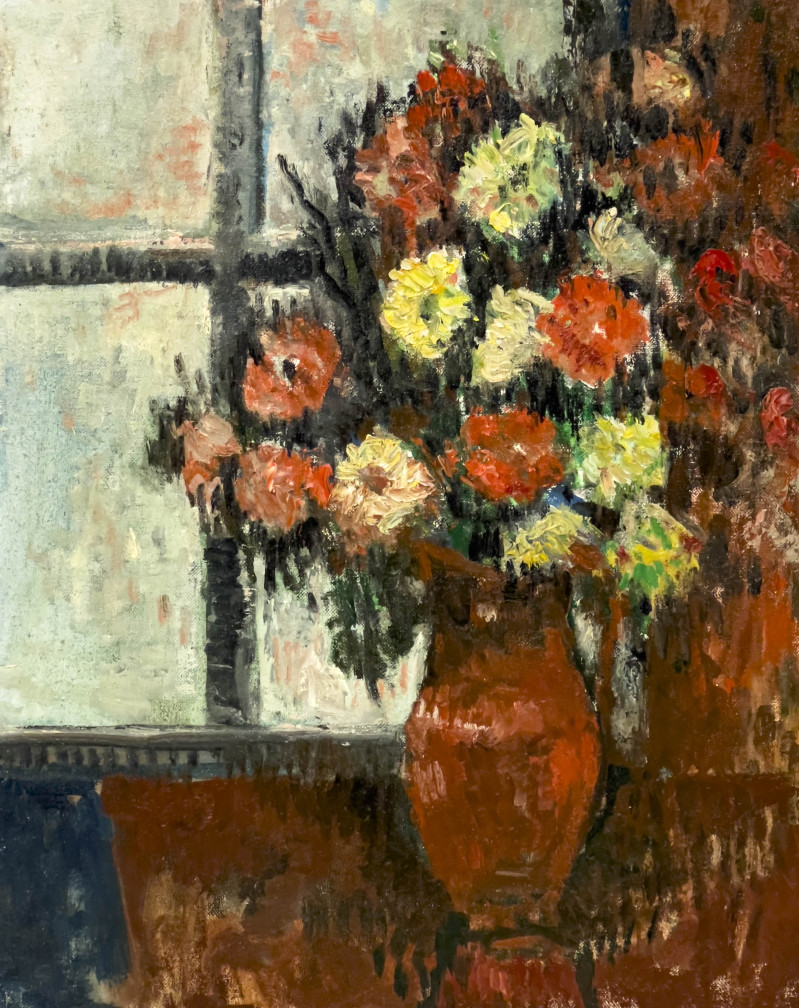 Albert Bela Bauer - Untitled (Vase of Flowers)