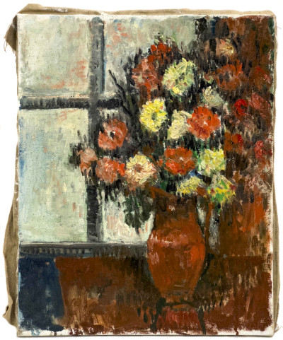 Albert Bela Bauer - Untitled (Vase of Flowers)