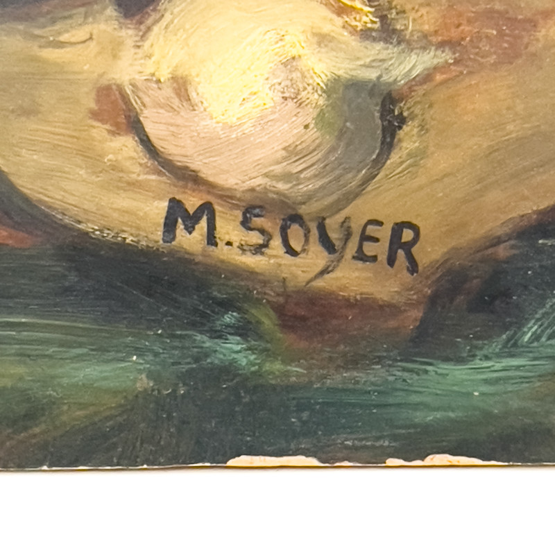 Moses Soyer - Untitled (Still Life with Kettle and Eggplant)