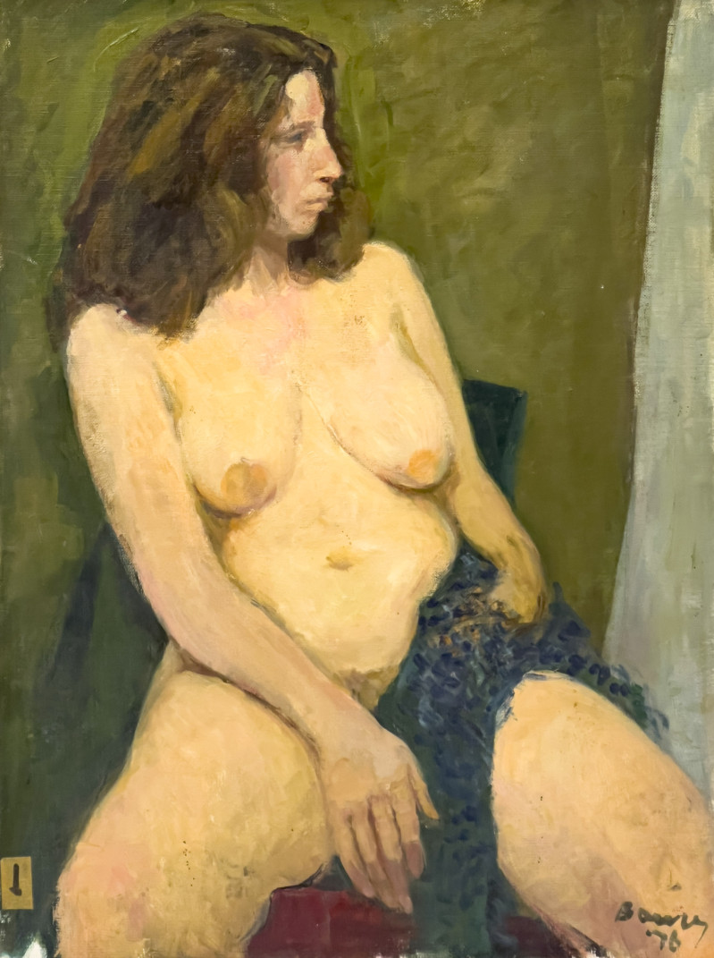 Albert Bela Bauer - Untitled (Nude Woman)