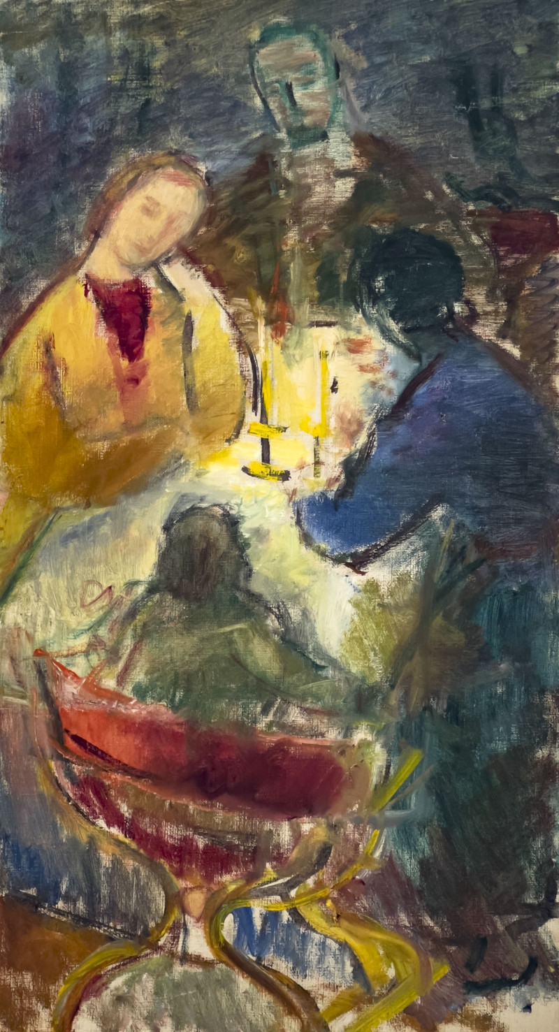 Clara Klinghoffer - Four People (Sketch of the Artist&apos;s Family)