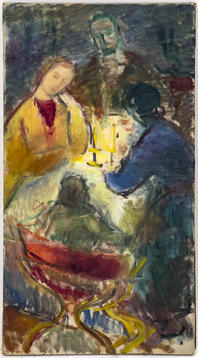Clara Klinghoffer - Four People (Sketch of the Artist&apos;s Family)