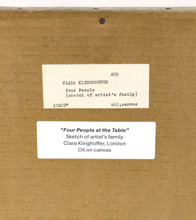 Clara Klinghoffer - Four People (Sketch of the Artist&apos;s Family)