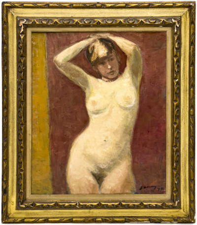 Albert Bela Bauer - Untitled (Nude Woman)