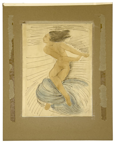 Untitled (Nude), Bears Signature &quot;Rodin&quot;