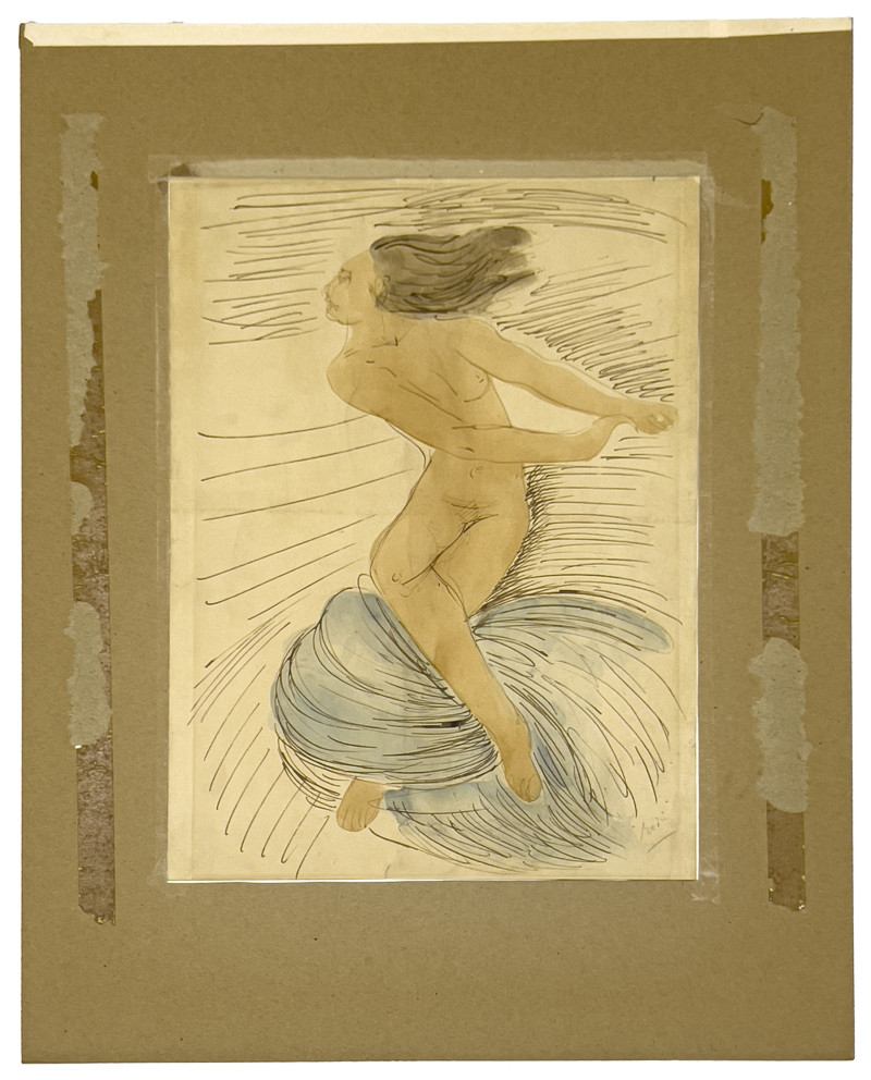 Untitled (Nude), Bears Signature &quot;Rodin&quot;
