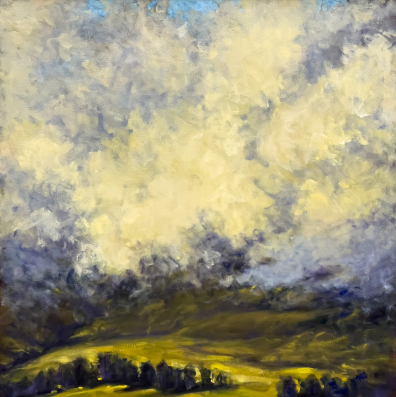Hillside Landscape Painting