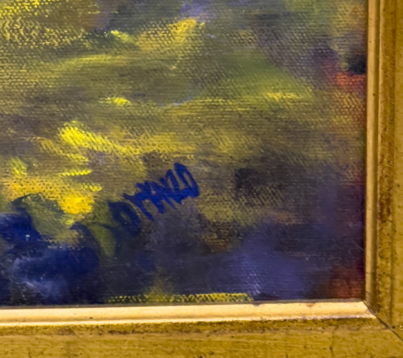 Hillside Landscape Painting