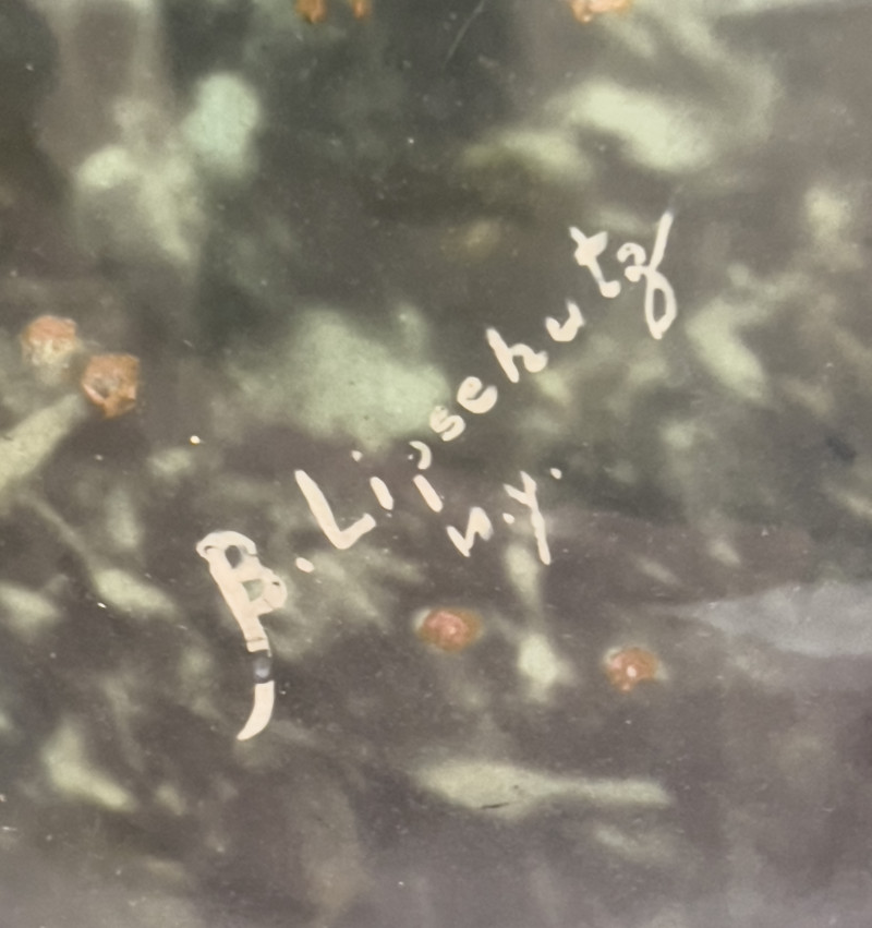 Woman in Garden Hand Embellished Photograph