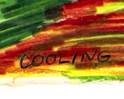 Janet Cooling - Untitled (Leopard in Landscape)