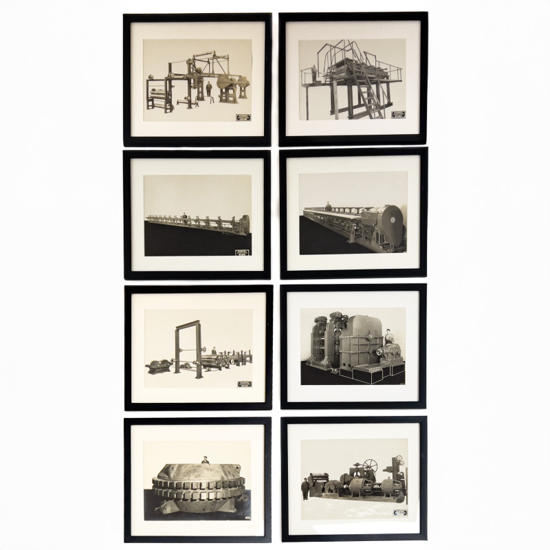 Industrial Machine Photographs, Group of 8