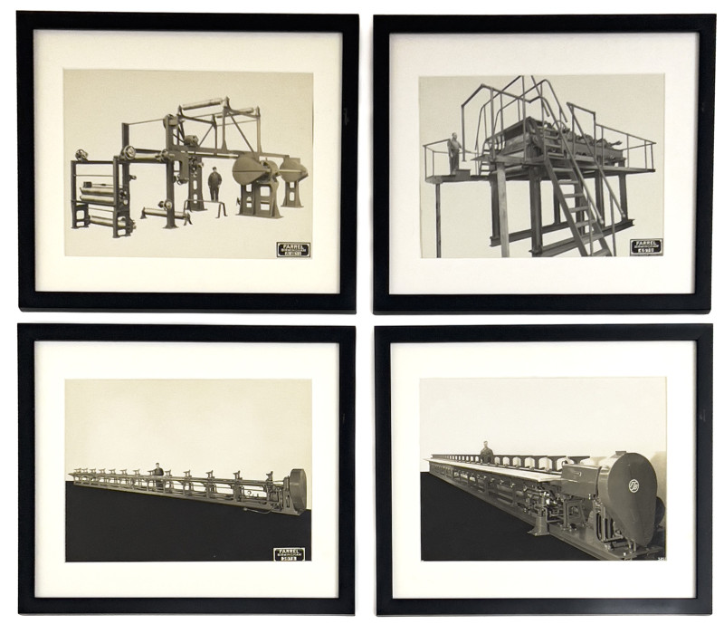 Industrial Machine Photographs, Group of 8