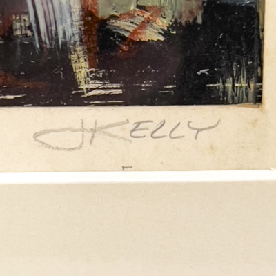 Expressionist New York Constructions Paintings, Group of 3