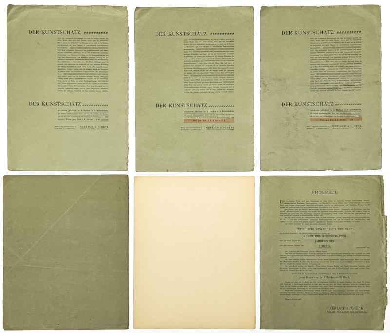 Art Nouveau Magazine Covers (Allegorien, neue Folge / Der Kunstschatz)