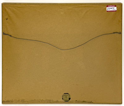 Arnold E. Turtle - Untitled (Harbor with Sailboats)