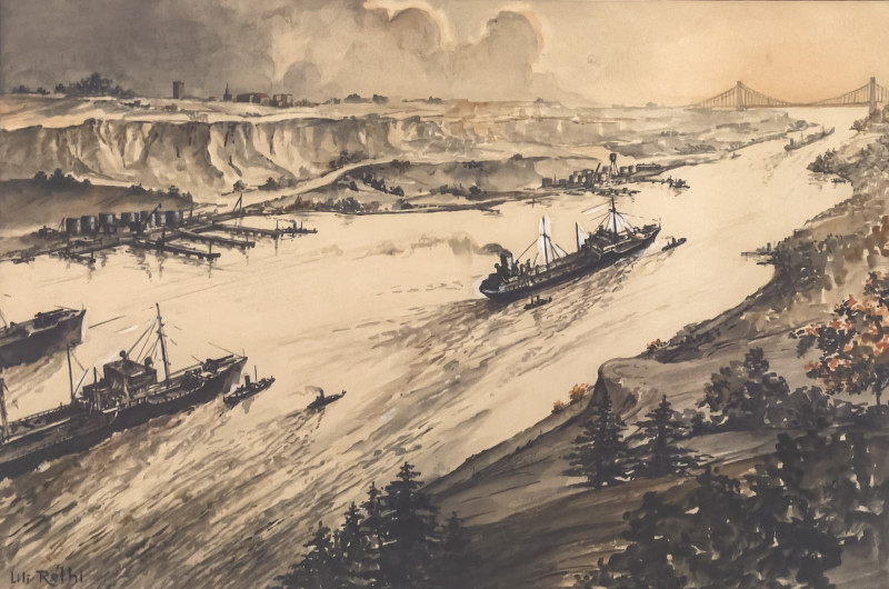 Lili Réthi - Untitled (Boats on the River)