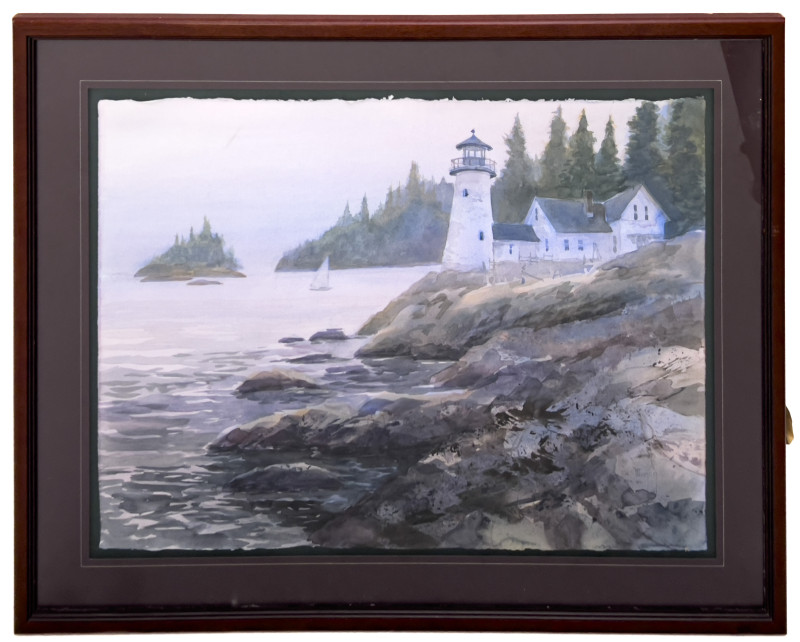 Lighthouse Watercolor