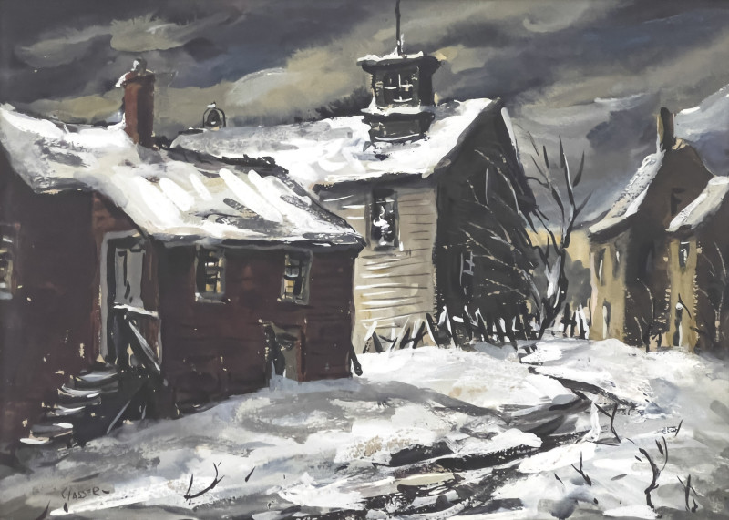 Henry Martin Gasser - Untitled (Winter Village)
